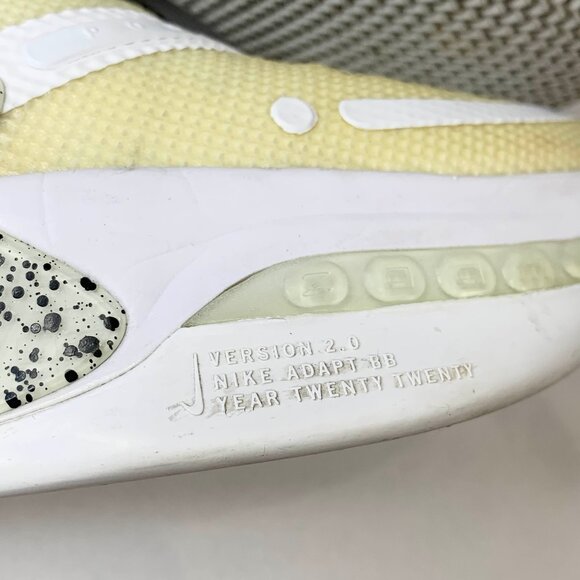 Nike Adapt BB 2.0 Oreo White Black Speckle Auto Lacing Basketball Shoes Size 8.5 - Picture 15 of 16